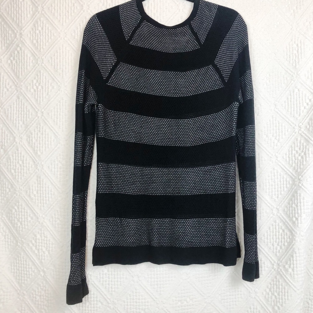 rag & bone jeans - black & white striped knit - M - Picture 2 of 7